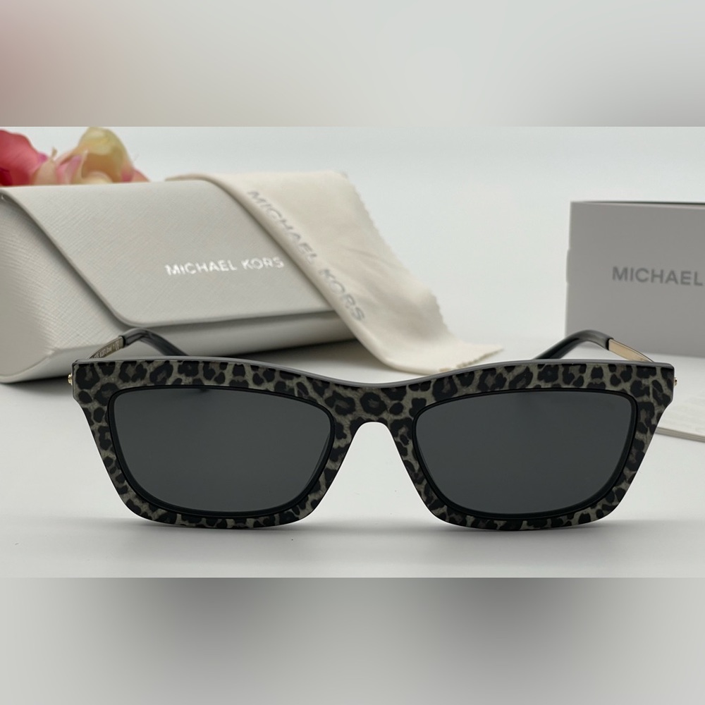 Michael Kors Leopard Print Sunglasses - Picture 5 of 16
